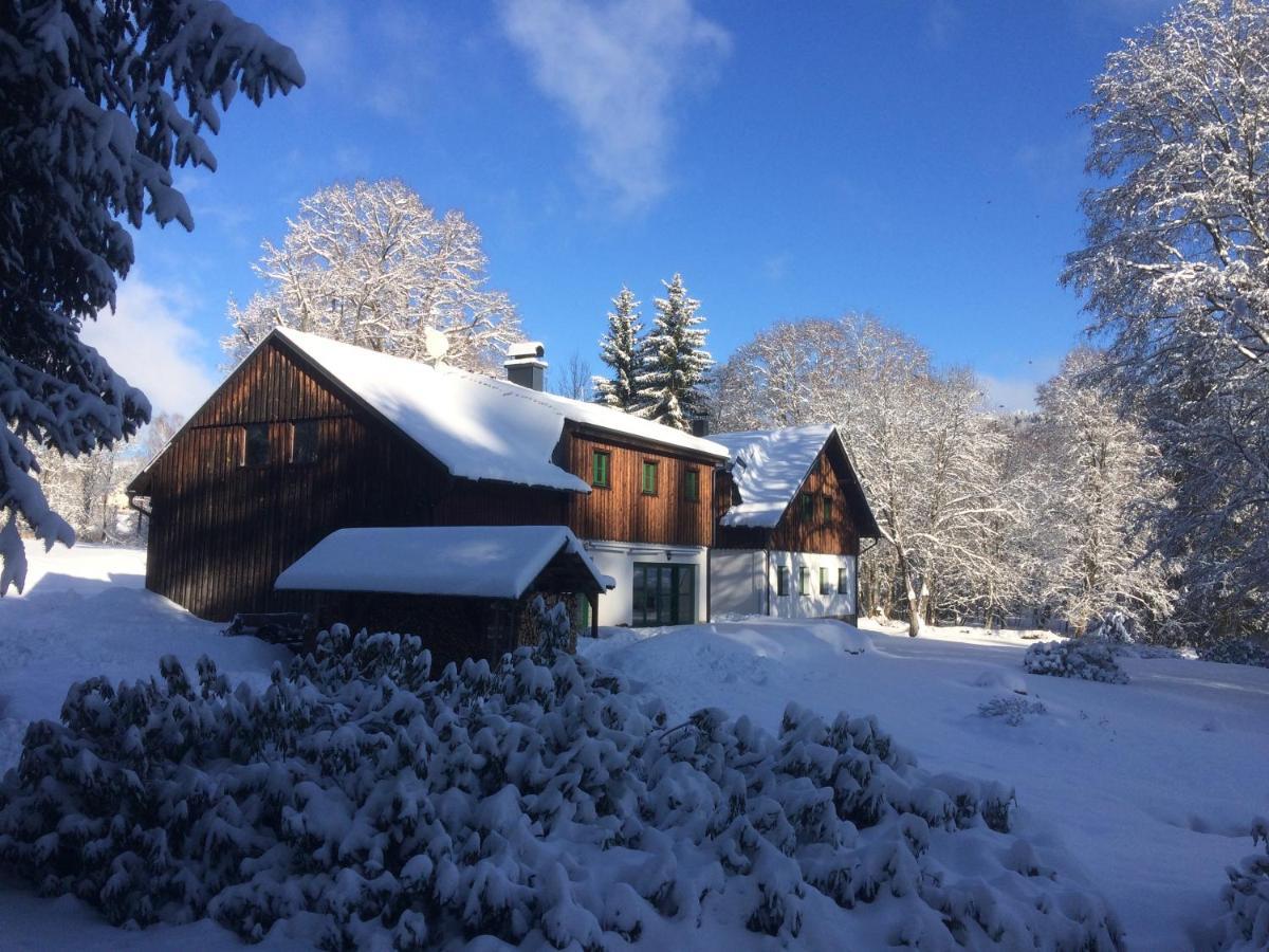 Chata Rozhlas Železná Ruda Buitenkant foto