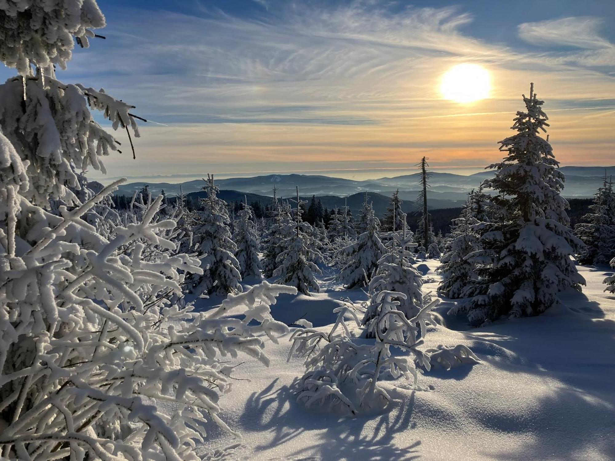 Chata Rozhlas Železná Ruda Buitenkant foto